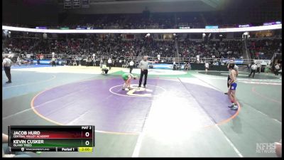 II-102 lbs Champ. Round 1 - Kevin Cusker, Island Trees vs Jacob Hurd, Central Valley Academy