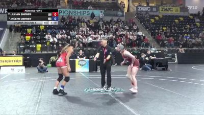 131 lbs Champ. Round 1 - Lillian Sherer, Lock Haven University vs Jaclyn Dehney, New England College