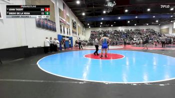 215 Boys Champ. Round 1 - John Tigert, Brawley vs Diego De La Vega, Eastlake