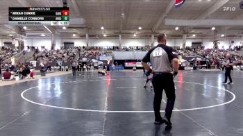 Girls 120 lbs Quarterfinal - Mirah Currie, Oakland High School vs Danielle Connors, Anderson Co. High School