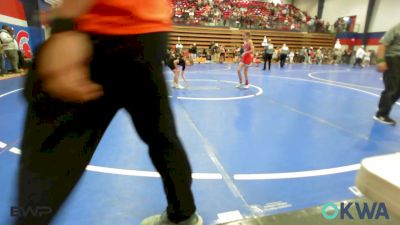 67 lbs Consolation - Kate Cheatham, Raw Wrestling Club vs Ellie Lynn, Pawhuska Elks Takedown