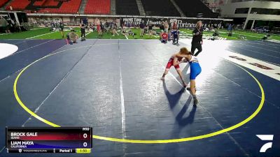 80 lbs Cons. Round 1 - Brock Gale, Idaho vs Liam Maya, California