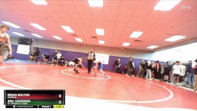 106 lbs Cons. Round 3 - Brian Bolton, Harpeth vs Eric Davidson, St. Vincent St. Mary