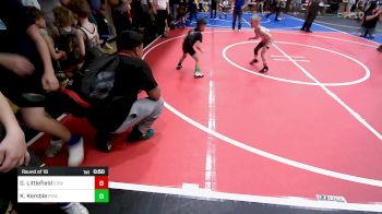 46 lbs Round Of 16 - Gauge Littlefield, Coweta vs Ky Kemble, Ponca City Wildcat Wrestling