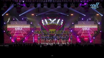 The California All Stars - Ontario - Sable [2023 L4 Junior - Medium Day 3] 2023 Spirit Sports Palm Springs Grand Nationals