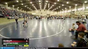 43 lbs 1st Place Match - Ryland Cox, Idaho Gold WC vs Nathan Diaz-Flores, Oregon