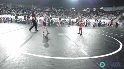 55 lbs Round Of 32 - Camden Holden, Ponca City Wildcat Wrestling vs Jett Gentry, Husky WC