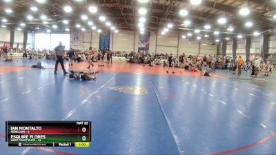 68 lbs Rd# 8- 12:30pm Saturday Final Pool - Esquire Flores, West Coast Elite vs Ian Montalto, Rebellion