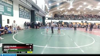95 lbs Cons. Round 2 - Kenley Samford, Syringa vs Jayden Salinas, Middleton