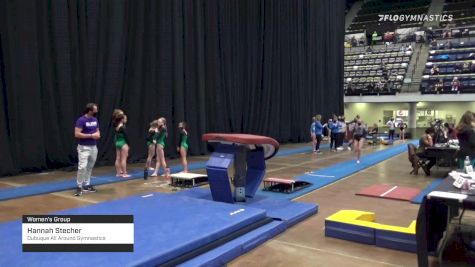 Hannah Stecher - Women's Group, Dubuque All Around Gymnastics - 2021 Women's Xcel Region 4 Championships