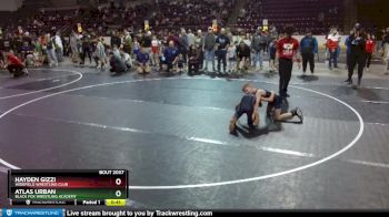 78 lbs Champ. Round 1 - Atlas Urban, Black Fox Wrestling Academy vs Hayden Gizzi, Widefield Wrestling Club