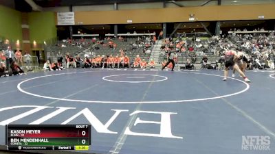 157 lbs Finals (8 Team) - Ben Mendenhall, COWETA vs Kason Meyer, ELGIN