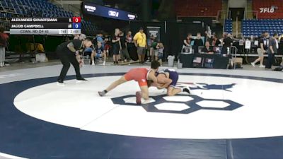 138 lbs Cons. Rd Of 64 - Alexander Shvartsman, IL vs Jacob Campbell, AR