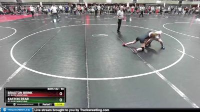 98 lbs Champ. Round 2 - Braxton Brink, DC Elite Wrestling vs Easton Rear, RT Elite Wrestling