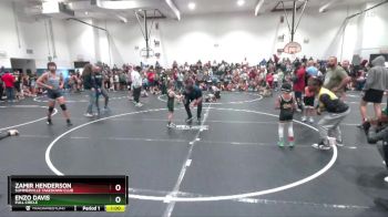 50 lbs Semifinal - Enzo Davis, Full Circle vs Zamir Henderson, Summerville Takedown Club