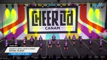 Palmetto Spirit Cheer & Tumble - Royal Flash [2024 L2 Senior - D2 - Small Day 1] 2024 CANAM Grand Nationals
