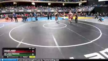 5 lbs Quarterfinal - De`Leon Freeman, Frisco Liberty vs Yousif Jaber, Pflugerville Weiss