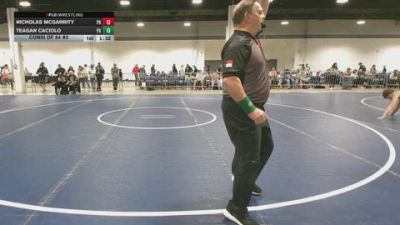 132 lbs Consi Of 64 #2 - Nicholas McGarrity, PA vs Teagan Caciolo, PA