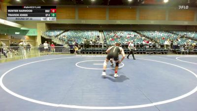 165 lbs Round Of 32 - Hunter Harwood, UNATT-Southern Oregon vs Travion Jones, Cal Poly Humbolt