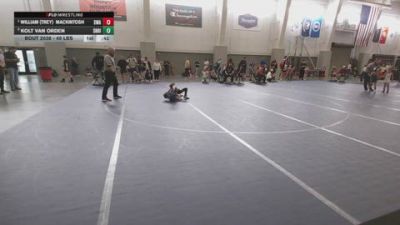 49 lbs Champ. Round 5 - William (Trey) Mackintosh, Sanderson Wrestling Academy vs Kolt Van Orden, Shootbox Rigby