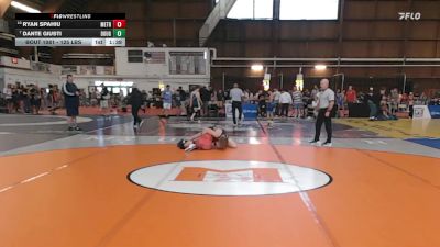 125 lbs Round Of 16 - Ryan Spahiu, Metrowest United vs Dante Giusti, Doughboy Wrestling Club