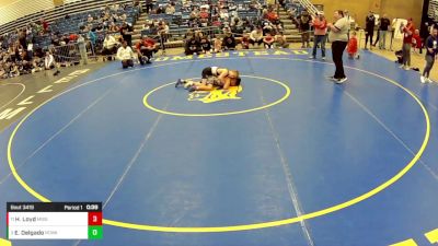 12U Boys - 108 lbs Cons. Round 3 - Hunter Loyd, Missouri vs Erick Delgado, Red Cobra Wrestling Academy