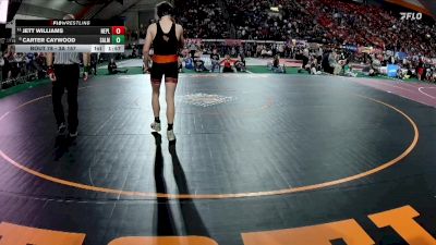 3A 157 lbs Champ. Round 1 - Jett Williams, New Plymouth vs Carter Caywood, Salmon