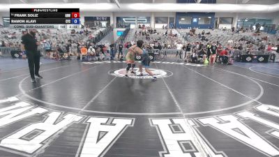 132 lbs Cons. Sub-quarters - Frank Soliz, Gold Rush Wrestling vs Ramon Alavi, CYC