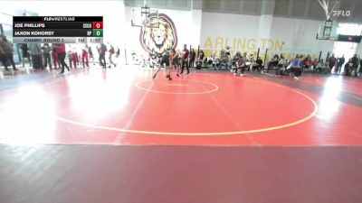 126 lbs Champ. Round 2 - Joe Phillips, Centennial (Corona) vs Jaxon Kohorst, Riverside Poly