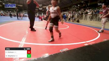 67 lbs Consi Of 4 - Ellise Dickson, Owasso Takedown Club vs Auggie Stephens, RSA RedStorm