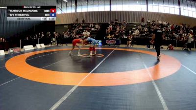 50kg Semifinal - Madison MacKenzie, Burnaby Mountain Wrestling Club vs Ivy Threatful, Coast RTC