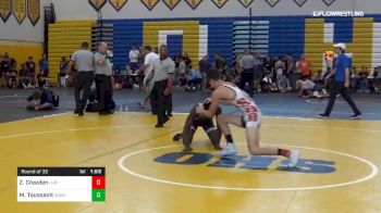 145 lbs Round Of 32 - Zac Creeden, Jupiter High School vs Moise Toussaint, South Orange Wrestling Academy