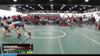129 lbs Round 3 (8 Team) - Peyton Hornsby, Roundtree Wrestling Academy vs Evan Stanley, POWA (CO)