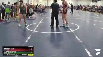 135 lbs Cons. Round 5 - Lucas Harper, Dakota WC vs Brysen Ealy, Utica WC