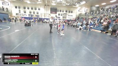 75 lbs Semifinal - Riggin Roberts, Riverside vs Kayden Smith, Lakeside (Nine Mile)