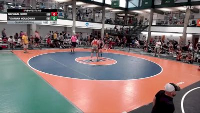 247-263 lbs Quarterfinal - Darian Holloway, Olympia Wrestling Club vs Michael Soto, Wood River Lewis And Clark