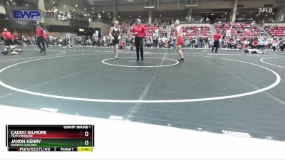 130 lbs Champ. Round 1 - Caddo Gilmore, Team Conquer vs Jaxon Henry, Ogden`s Outlaws