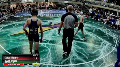 107 lbs Finals (8 Team) - Lincoln Stanek, LaCrosse Aquinas vs Kash Frost, Don Bosco