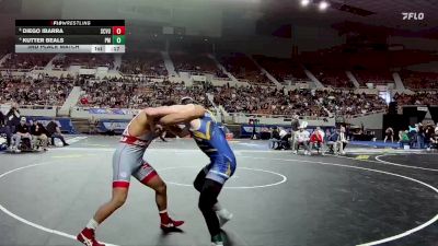 157-D4 3rd Place Match - Diego Ibarra, Santa Cruz Valley Union High School vs Kutter Beals, Pima High School
