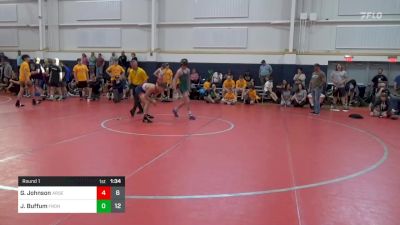 120 lbs Round 1 - Garrett Johnson, Arsenal WV vs Jake Buffum, Front Royal W.C.