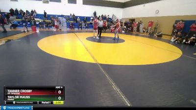 106 lbs Semifinal - Tanner Crosby, Mt. Spokane vs Taylor Mauss, Ferris