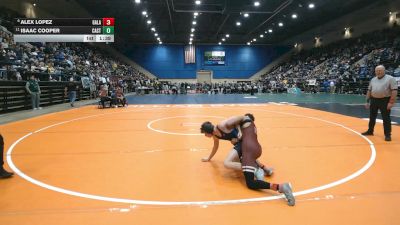 1 - 120 lbs Champ. Round 1 - Isaac Cooper, Castlewood vs Alex Lopez, Galax
