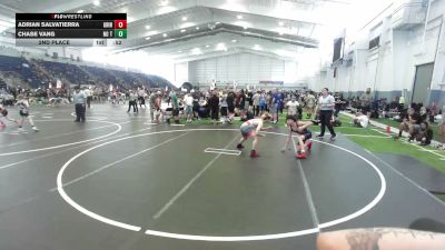 106 lbs 2nd Place - Adrian Salvatierra, Grindhouse WC vs Chase Vang, No Team