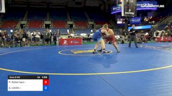 285 lbs Cons 8 #2 - Paulie Robertson, Illinois vs Griffin Liddle, Iowa