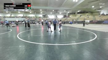 130 lbs Cons. Semi - Noah Garner, Lawrence Co Wrestling Club vs Olli Peden, Maximum Velocity