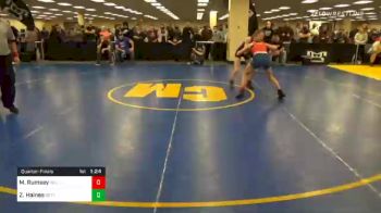 115 lbs Quarterfinal - Marissa Rumsey, Williamsport vs Zoey Haines, Gettysburg