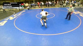 190 lbs Cons. Round 2 - Zach Willis, Unattached vs Alex Martinez, Unattached
