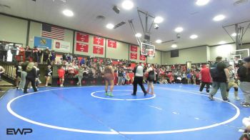 235 lbs Quarterfinal - Roeyn Smith, McAlester vs Heaven Miller, McLain