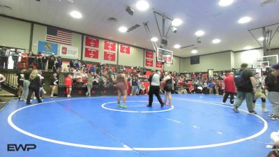 235 lbs Quarterfinal - Roeyn Smith, McAlester vs Heaven Miller, McLain