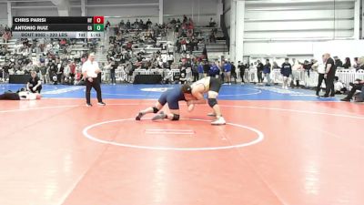 220 lbs Quarterfinal - Chris Parisi, NY vs Antonio Ruiz, GA